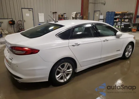 2018 Ford Fusion Se Hybrid z USA, uszkodzony, nr VIN 3FA6P0LU5JR178482